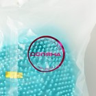 Щётка - мочалка силиконовая с ёмкостью для мыла Доляна, бирюзовая - Фото 10