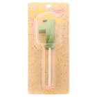 Свеча в торт на шпажке «Цифра 1», зеленая, 5 см - Фото 5