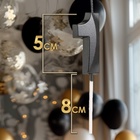 Свеча в торт на шпажке «Цифра 1», черная, 5 см - Фото 2