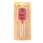 Свеча в торт на шпажке «Цифра 9», красная, 5 см - Фото 7