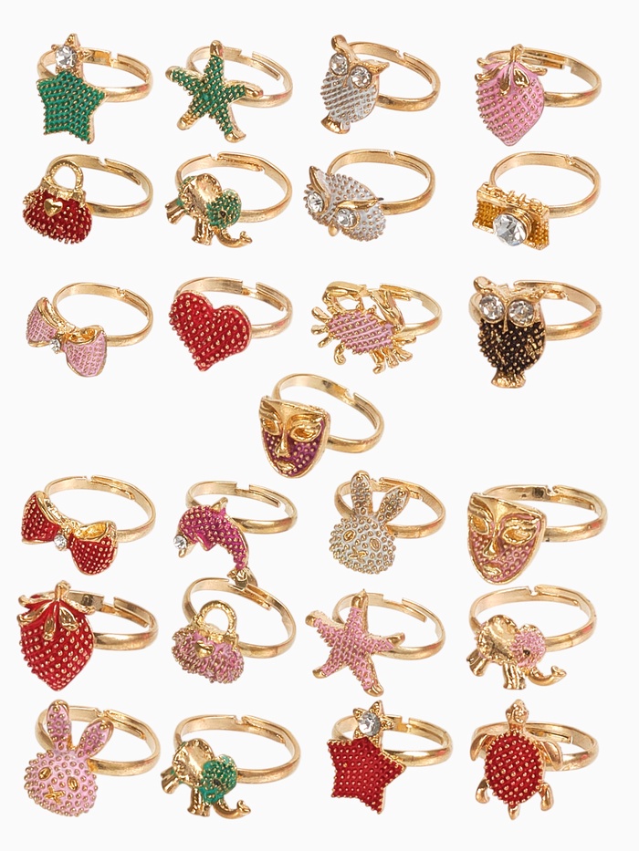 Кольцо «Выбражулька. Рельеф», форма МИКС, цветное, безразмерное - Фото 1