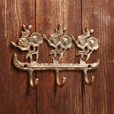 Ключница «Элегия», 18.5×12.5×3 см, латунь