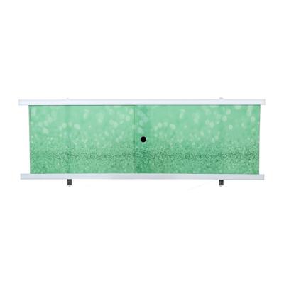Экран для ванны "Кварт Зеленый иней NEW", 168 см
