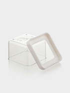 Ёмкость для хранения сыпучих продуктов IDEA «Степ», 500 мл, 10×7 см, пластик, крышка белая - Фото 3