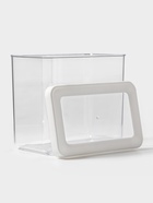 Ёмкость для хранения сыпучих продуктов IDEA «Степ», 1.7 л, 16×10×14 см, пластик, крышка белая - Фото 2