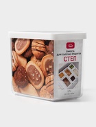 Ёмкость для хранения сыпучих продуктов IDEA «Степ», 1.7 л, 16×10×14 см, пластик, крышка белая - Фото 3