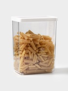 Банка для хранения сыпучих продуктов IDEA «Степ», 2.5 л, 16×10×21 см, пластик, крышка белая - Фото 2