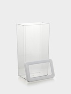 Банка для хранения сыпучих продуктов IDEA «Степ», 3.2 л, 16×10×28 см, пластик, крышка белая - Фото 2