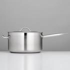 УЦЕНКА Сотейник, 10 л, d=28 см, нержавеющее тройное дно, индукция - Фото 1