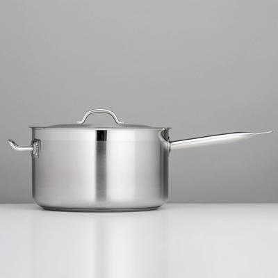 УЦЕНКА Сотейник, 10 л, d=28 см, нержавеющее тройное дно, индукция