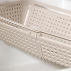 Мойка-сушилка раздвижная, 30×19,5 см, цвет латте - Фото 3