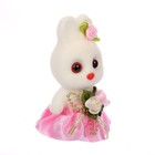 Ёлочная игрушка - подвеска из пенопласта «Зайка с цветами», 13 см - Фото 3