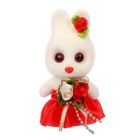 Ёлочная игрушка - подвеска из пенопласта «Зайка с цветами», 13 см - Фото 4