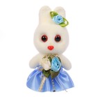 Ёлочная игрушка - подвеска из пенопласта «Зайка с цветами», 13 см - Фото 5