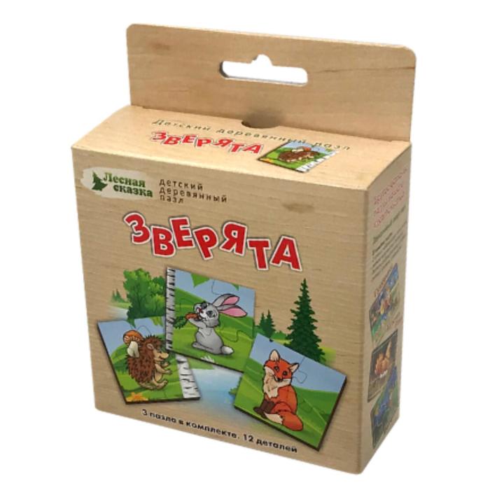 Пазл-панно Лесная сказка, «Зверята» 50327
