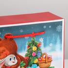 Пакет-коробка «Для тебя», 23 х 18 х 11 см, Новый год - Фото 4