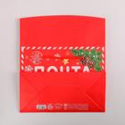 Пакет-коробка «Почта Деда Мороза», 23 × 18 × 11 см - Фото 5
