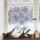 Наклейки на стекло «Снежинки», 20 х 34 см, Новый год - Фото 2