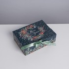 Складная коробка подарочная «Новогодняя ботаника», 16.5 × 12.5 × 5 см - Фото 3