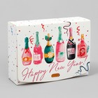 Складная коробка подарочная «Шампанское», 16.5 х 12.5 х 5 см, БЕЗ ЛЕНТЫ - Фото 3