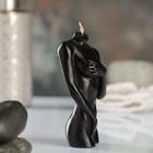 Фигурная свеча "Женское тело №2" черная, 10см - Фото 4