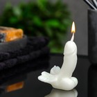Фигурная свеча "Фаворит с крыльями" молочное 7,5см - фото 11020003