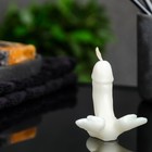 Фигурная свеча "Фаворит с крыльями" молочное 7,5см (комплект 3 шт) - фото 22827815