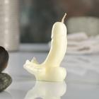 Фигурная свеча "Фаворит с крыльями" молочное 7,5см (комплект 3 шт) - фото 22827817