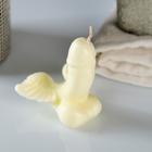 Фигурная свеча "Фаворит с крыльями" молочное 7,5см (комплект 3 шт) - фото 22827818