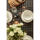 Скатерть «Доляна. Клетка», 145×200±3 см, рогожка 130 г/м², чёрная - Фото 6