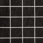 Скатерть Доляна "Клетка"цв.черный 145х200±3см,100%пэ, рогожка 130 гр/м - фото 4329016