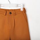 Джинсы для девочки MINAKU: Casual collection KIDS, цвет рыжий, рост 128 см - Фото 4