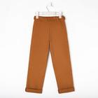 Джинсы для девочки MINAKU: Casual collection KIDS, цвет рыжий, рост 128 см - Фото 3