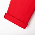Джинсы для девочки MINAKU: Casual collection KIDS, цвет красный, рост 140 см - фото 37548101