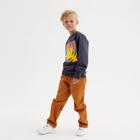 Брюки для мальчика MINAKU: Casual collection KIDS, цвет рыжий, рост 128 см 6535049 - фото 10808606