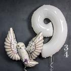 Воздушный шар фольгированный 38" «Сова», фигура - Фото 2