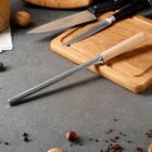 Точилка для ножей, мусат, с деревянной ручкой, 30 см - фото 9312450