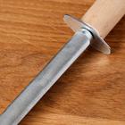 Точилка для ножей, мусат, с деревянной ручкой, 30 см - Фото 2