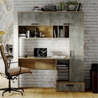 Стол письменный Техно, 1500х573х1796, Крафт/Бетон - Фото 1