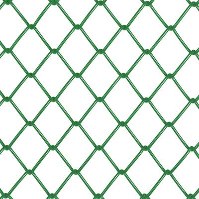 Сетка-рабица ячейка с полимерным покрытием, 50×50 мм, цвет толщина 2.6 мм, рулон 1.5×10 м, зеленая