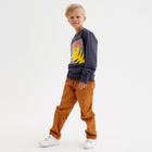 Свитшот для мальчика MINAKU: Casual Collection KIDS, цвет графит, рост 116 см 6880260