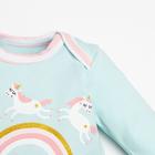 Набор: боди, штанишки и шапочка Крошка Я Unicorn рост 74-80 см - Фото 3