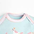 Набор: боди, штанишки и шапочка Крошка Я Unicorn рост 62-68 см - Фото 2