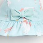 Чепчик (панамка) Крошка Я Unicorn, голубой, размер 48 - фото 39533861