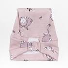 Чепчик (косынка) Крошка Я "Зайчик", серый, р.42 - фото 24578246