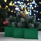 Подарочная упаковка «Ёлка», 24.5×8.5×29.5 см, МДФ 3 мм, зелёный - Фото 3