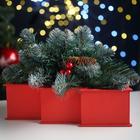 Подарочная упаковка «Ёлка», 24.5×8.5×29.5 см, МДФ 3 мм, красный - Фото 3