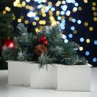 Подарочная упаковка «Ёлка», 24.5×8.5×29.5 см, МДФ 3 мм, белый - Фото 3