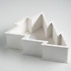 Подарочная упаковка «Ёлка», 24.5×8.5×29.5 см, МДФ 3 мм, белый - Фото 4