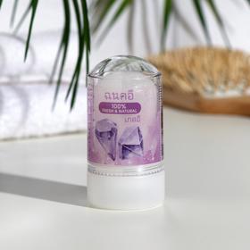 Минеральный дезодорант, кристаллический, натуральный, без запаха, 60 г